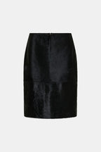 Contour Leather Skirt