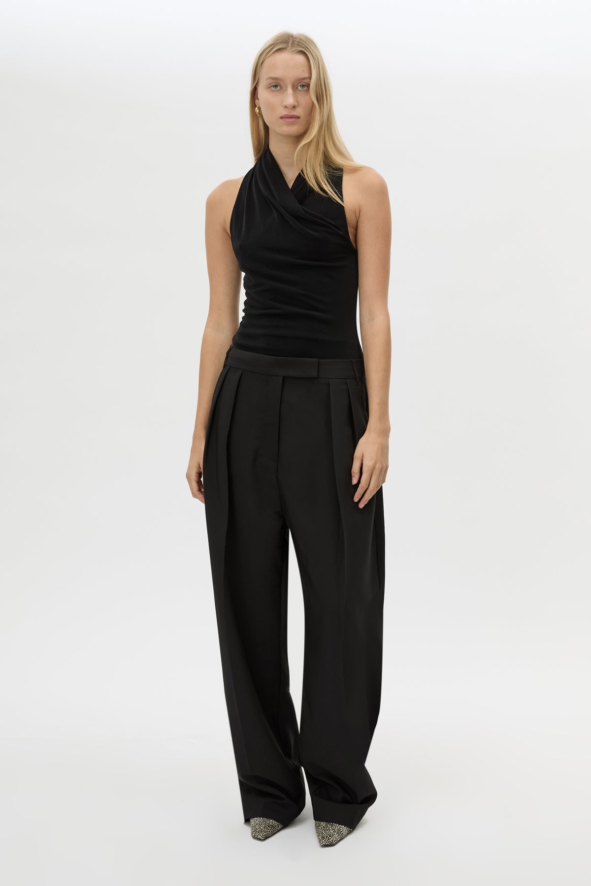 Ravine Wrap Neck Bodysuit