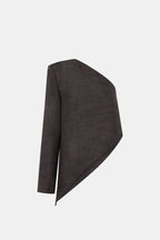 Verna Asymmetric Shoulder Top